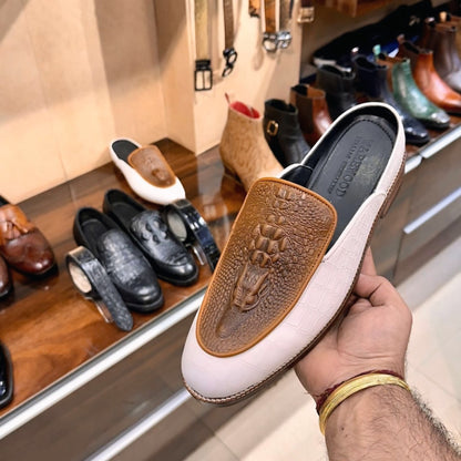 Exotic Alligator Scaled Spectator Mules