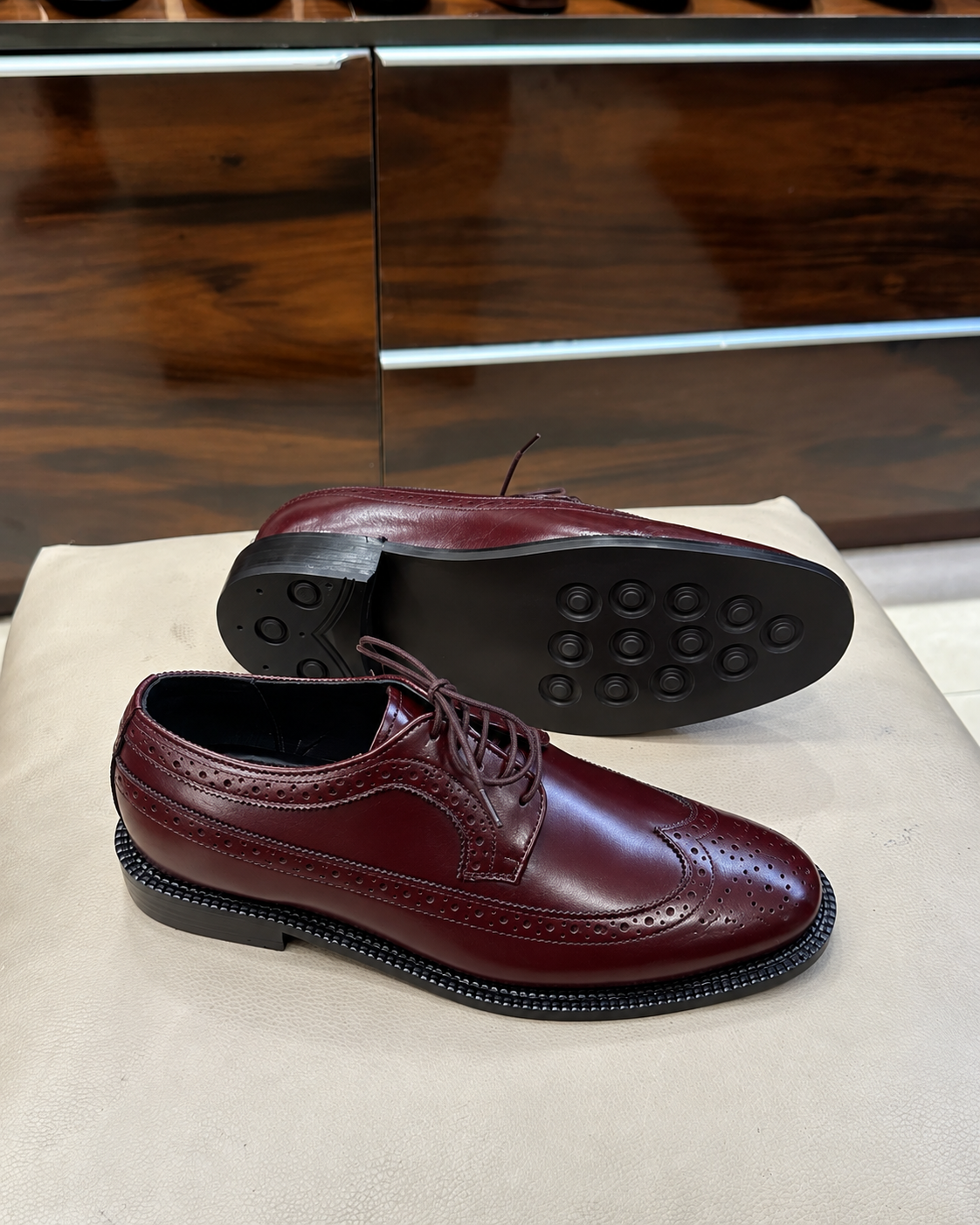 Burgundy Brogues