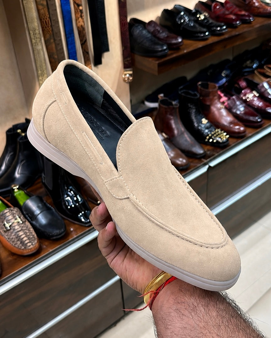 Beige Yacht Loafers