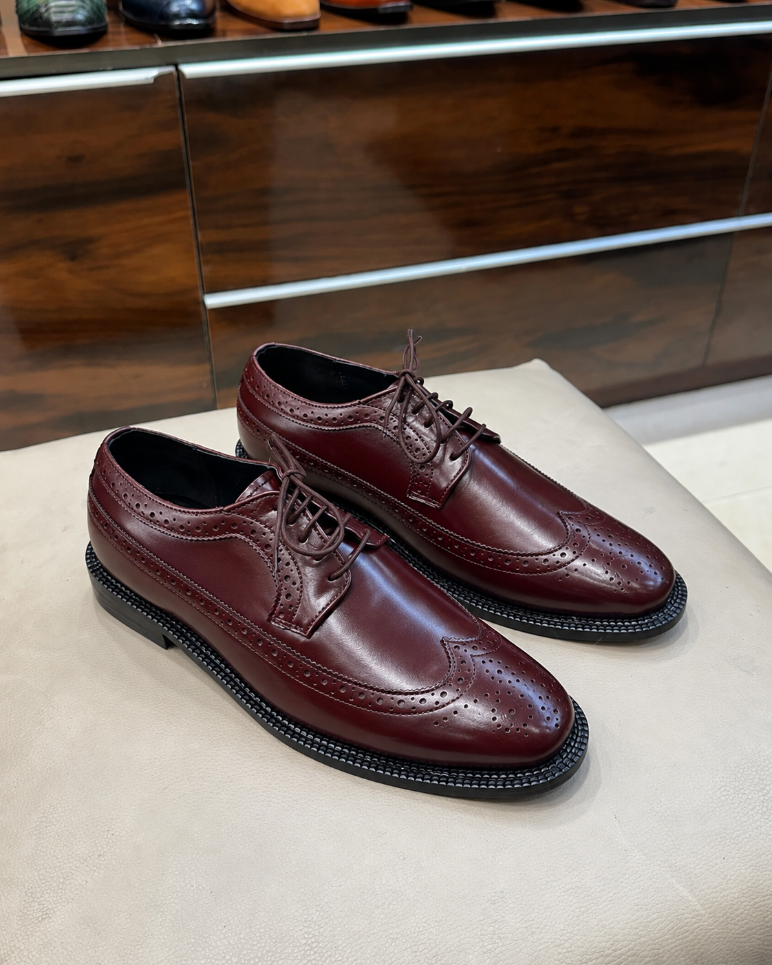 Burgundy Brogues