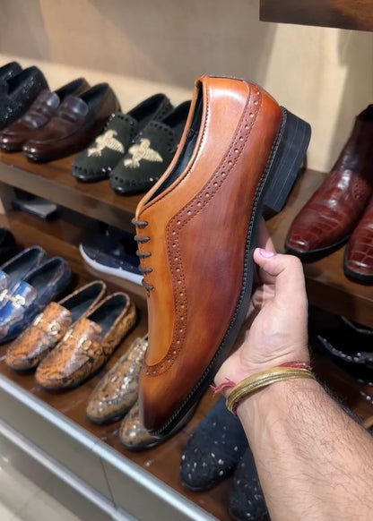 Dual-tone Sidewing Patina Oxfords