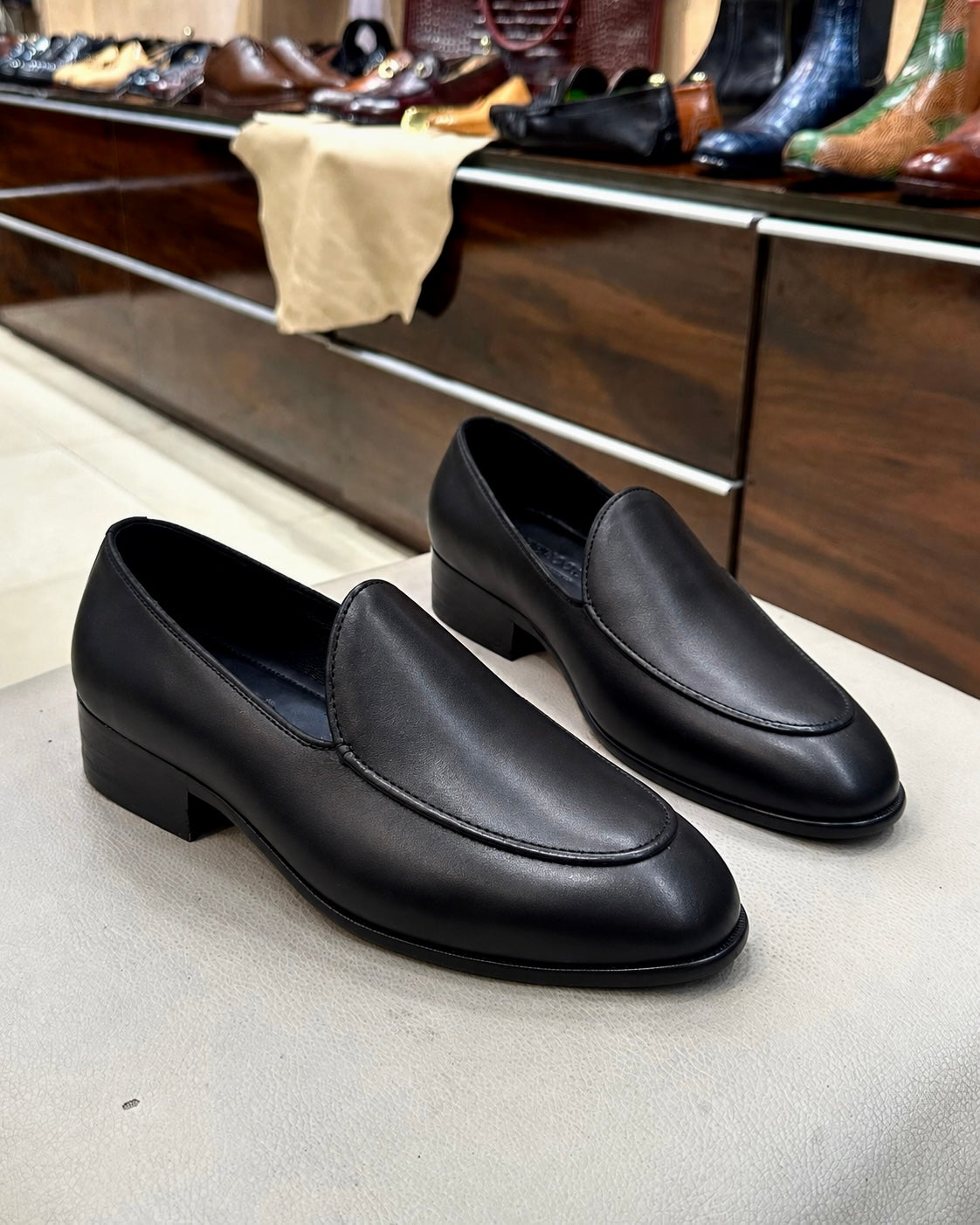 Black Belgian Loafers