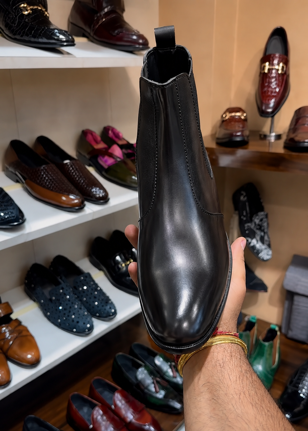 All Black Chelsea Boots
