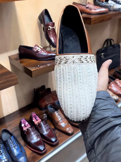 Embroidered Slip-ons