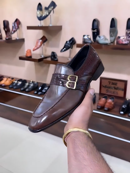 Spectator Buckle Strap Moccasins