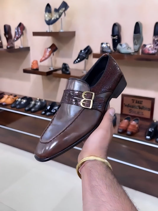 Spectator Buckle Strap Moccasins