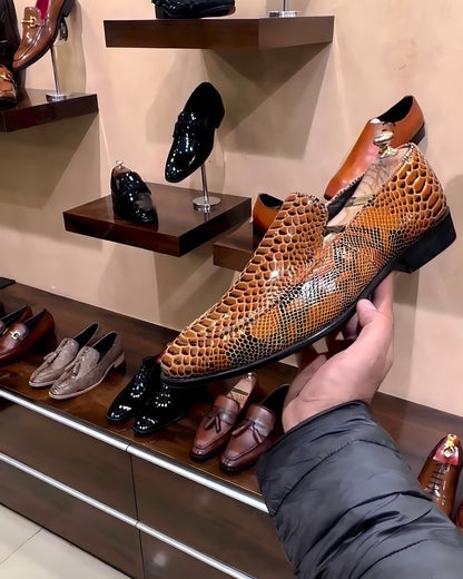 Limited Edition Bloodfire Viper Scaled Moccasins