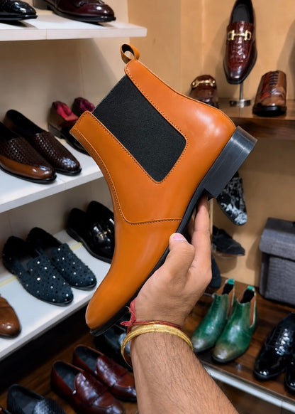 Tan Chelsea Boots