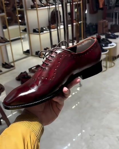 Ox-blood Patina Oxfords