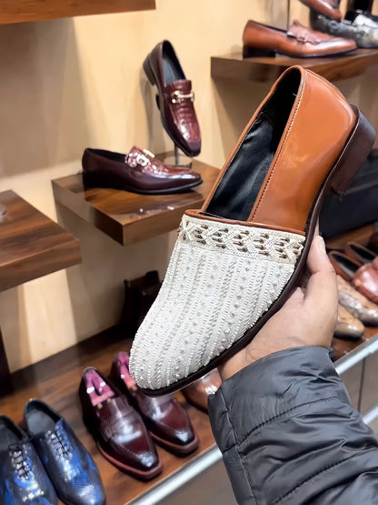 Embroidered Slip-ons