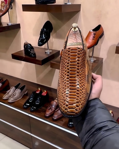 Limited Edition Bloodfire Viper Scaled Moccasins