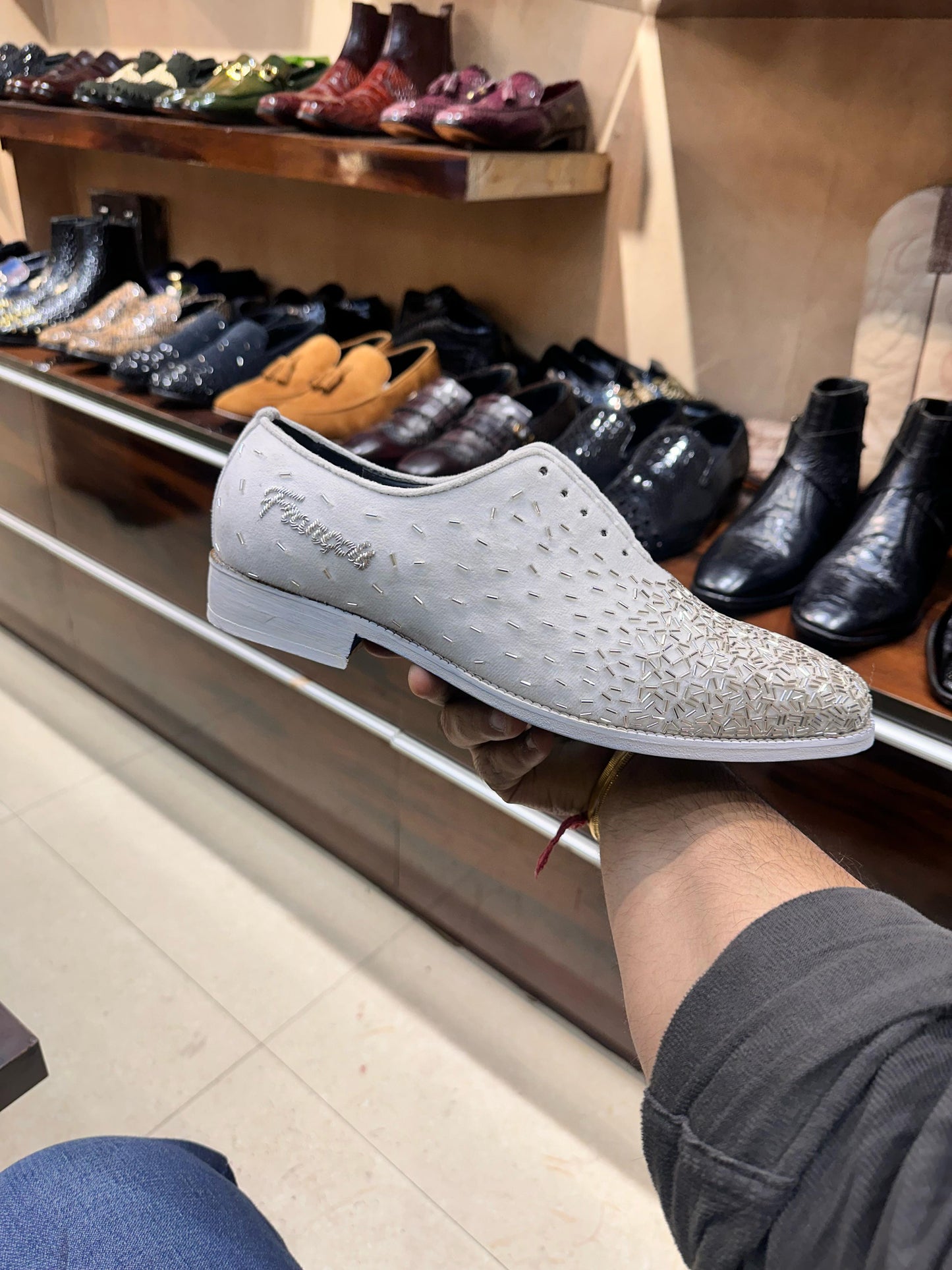 Pure Italian White Suede Oxfords