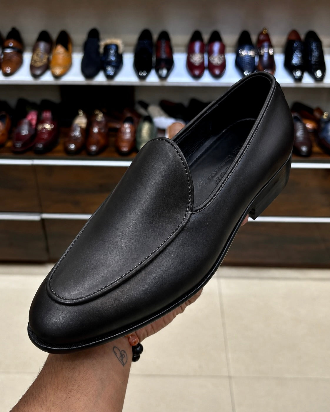 Black Belgian Loafers