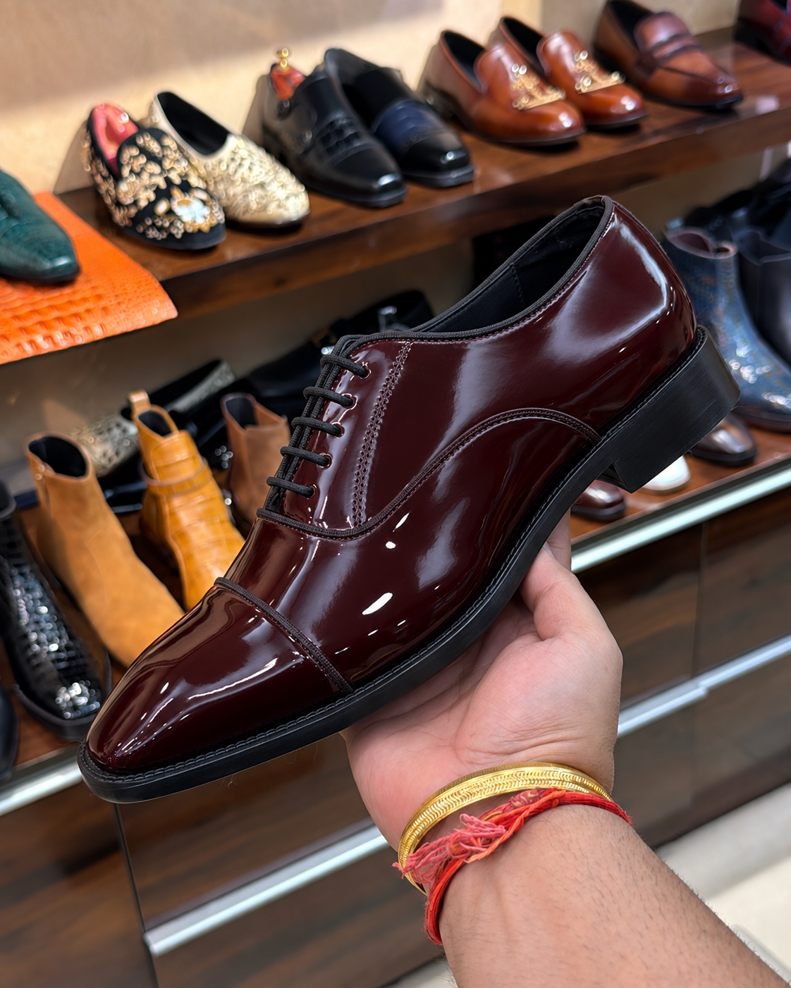 Oxblood Cap Toe Oxfords