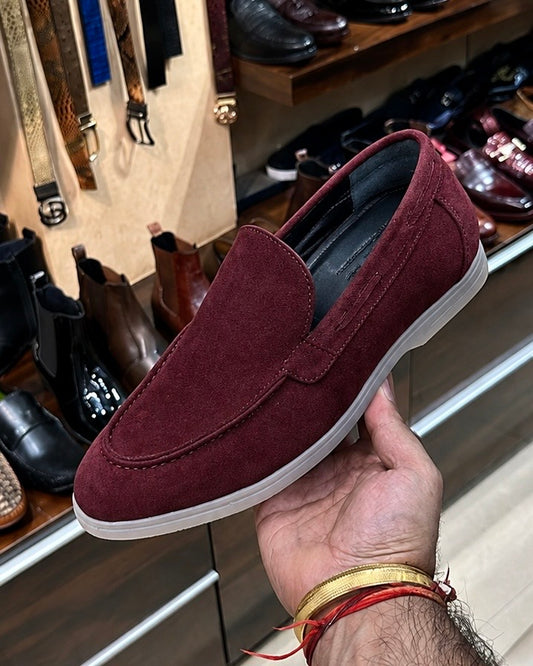 Burgundy Yacht Loafers