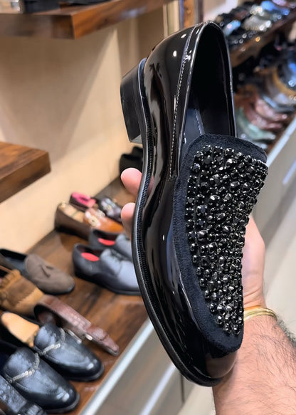 Luxe Edition Diamond Embroidered Moccasins