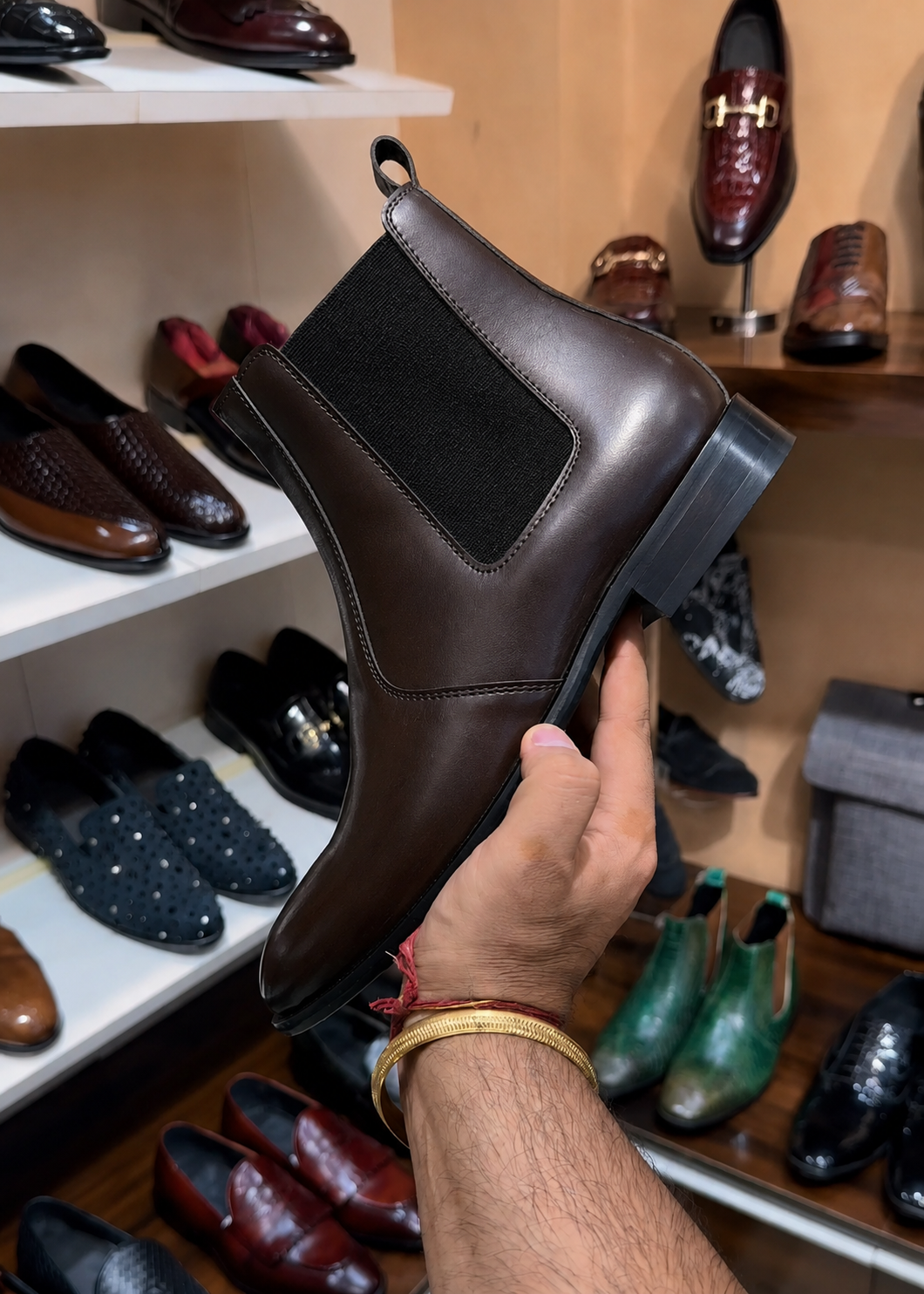 Dark Brown Chelsea Boots