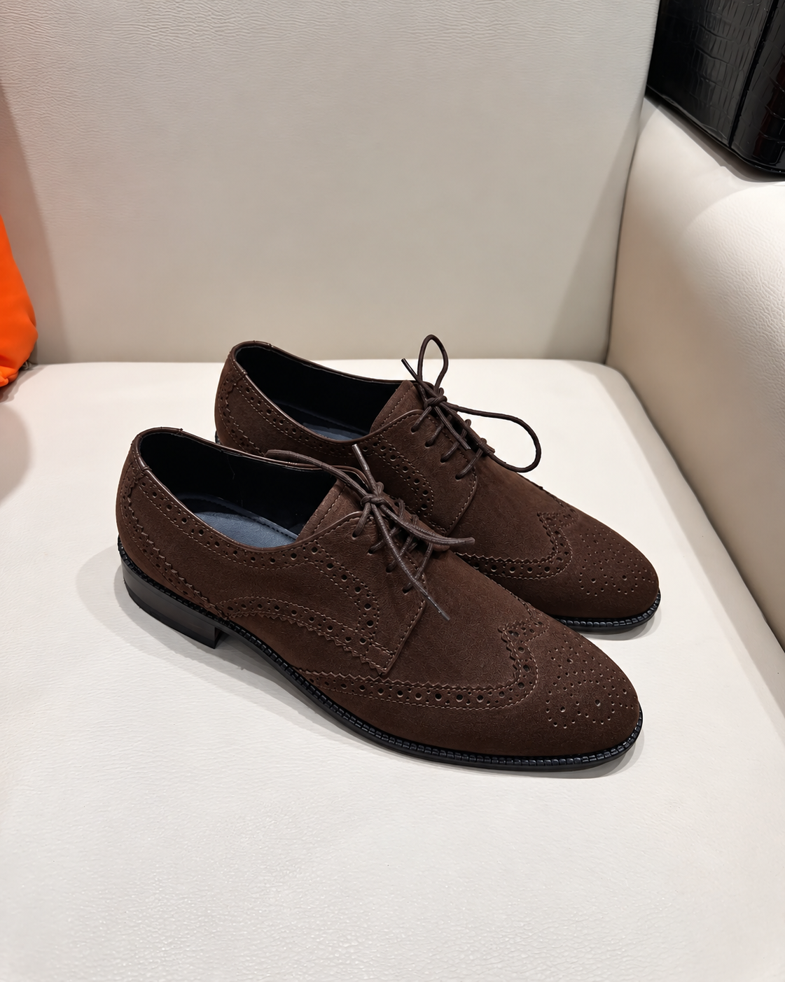 Brown Suede Brogues