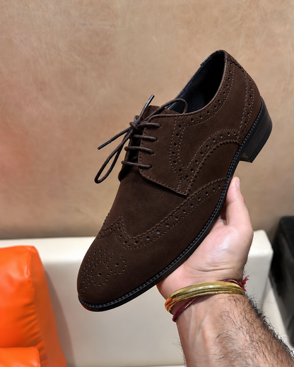 Brown Suede Brogues