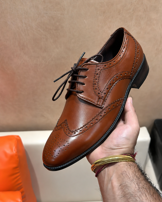 Cognac Brogues
